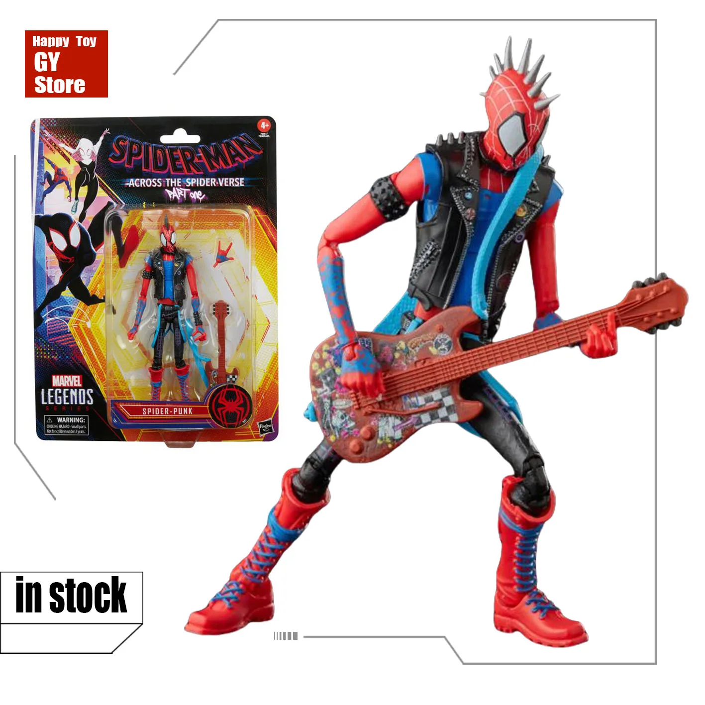 

Оригинальная серия Marvel Legends Across The Spider Verse Spider Punk экшн-фигурка 6 дюймов Коллекционная модель игрушка в подарок в наличии