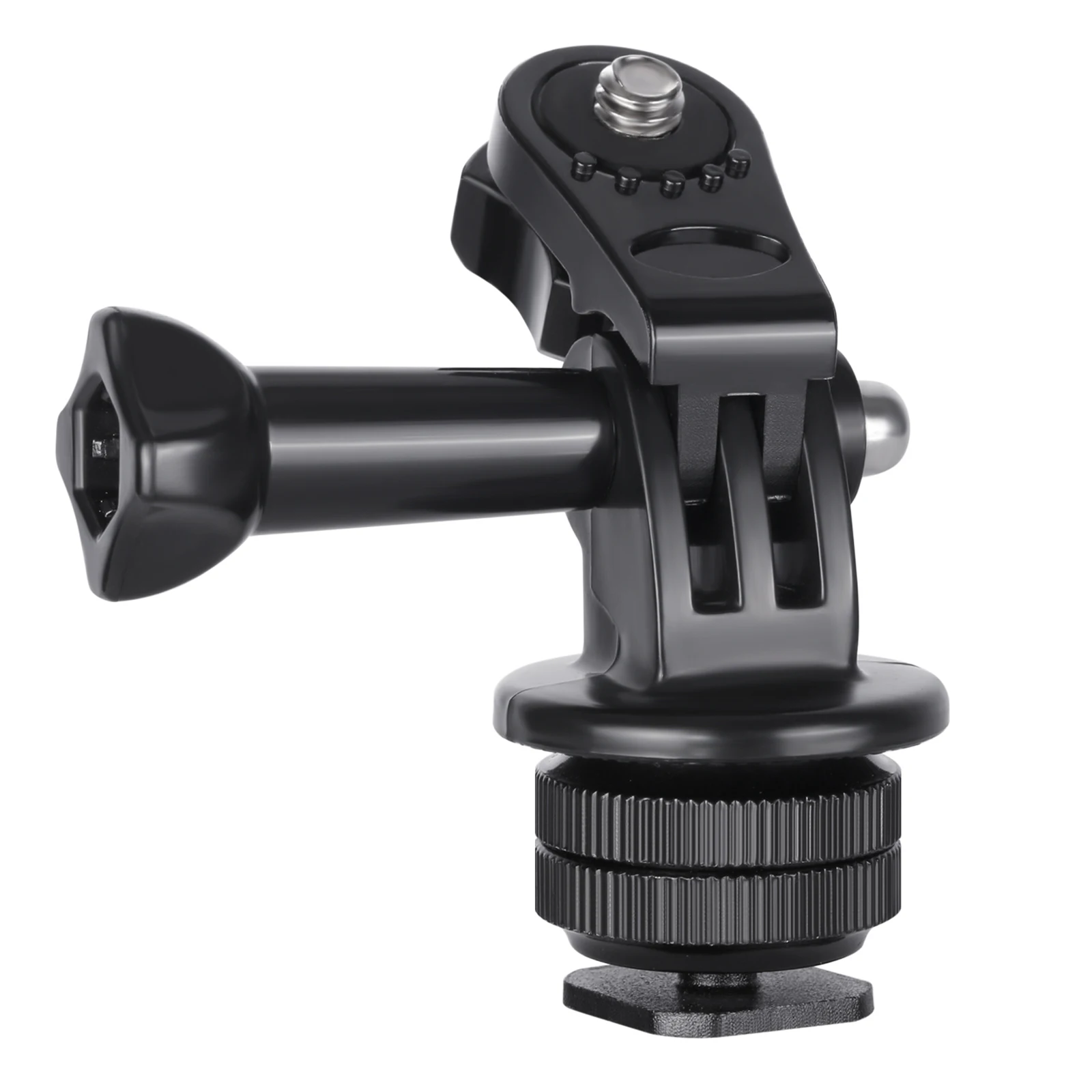 Phone Holder with Hot Shoe Mount Adapter Kit for GoPro Hero 11/10/9/8/7/6/5 DJI