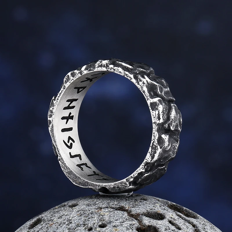 Stainless Steel Ring Finger Ring Wedding Rings Wedding Ring Viking Githic Style Stainless Steel Celtics Knot Ring Men Nordic Trinity Womens Band Jewelry Boyfriend Gift