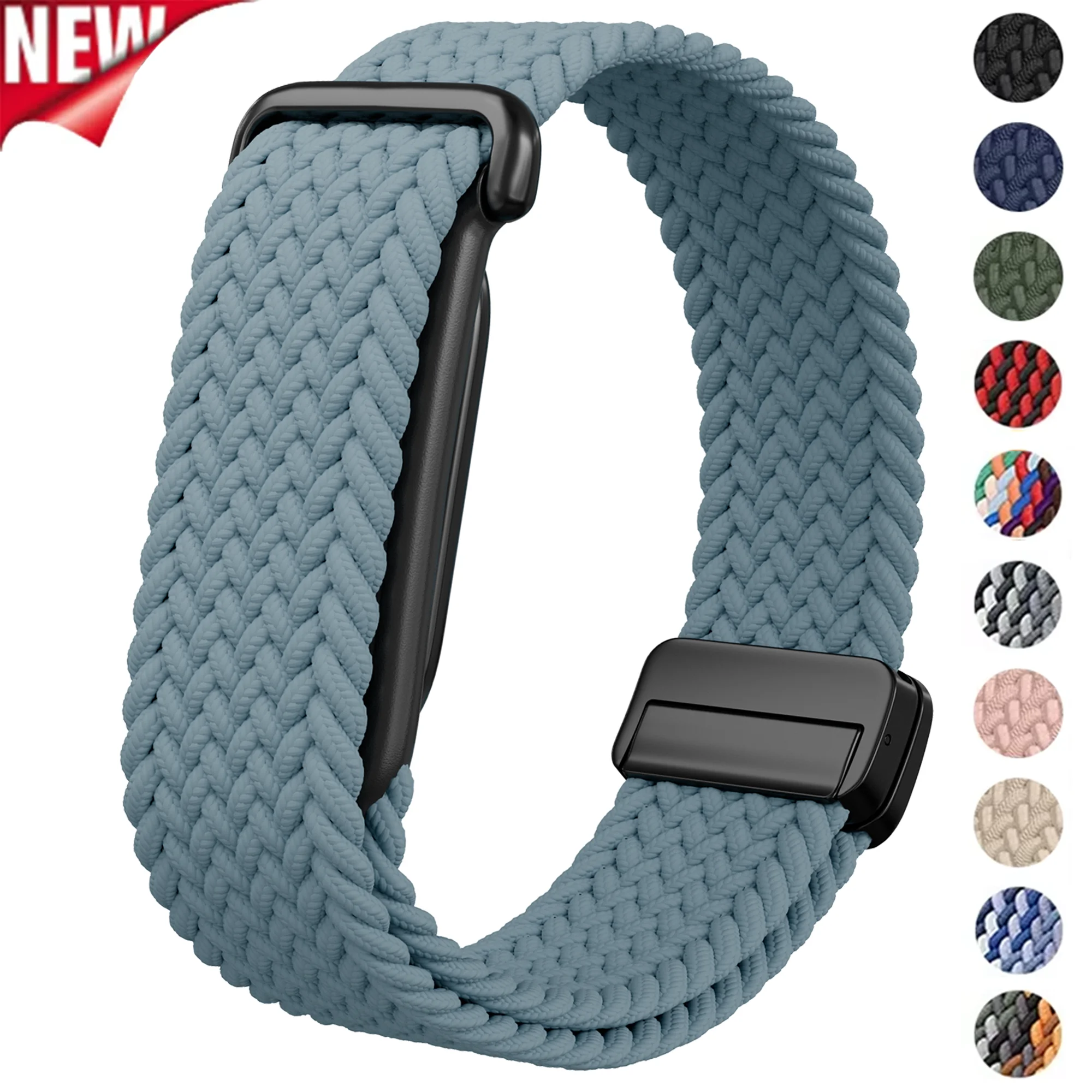 Magnetic Nylon Braided Breathable Sport Wristband Bracelet