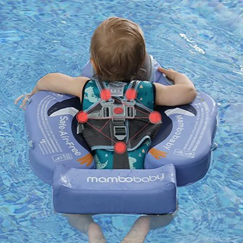Mambobaby Baby Swimming Pool Floating Pool Mat Suitable For Babies Aged 3-24 Months Non Inflatable Swimming Buoy Baby Beach Toys