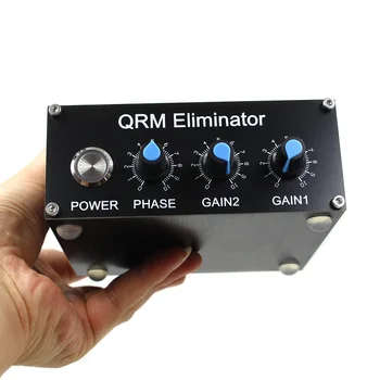 Eliminatore QRM X-Phase con Controllo PTT Integrato, Banda HF 1-30 MHz, in Lega di Alluminio, per Apparecchiature Radio