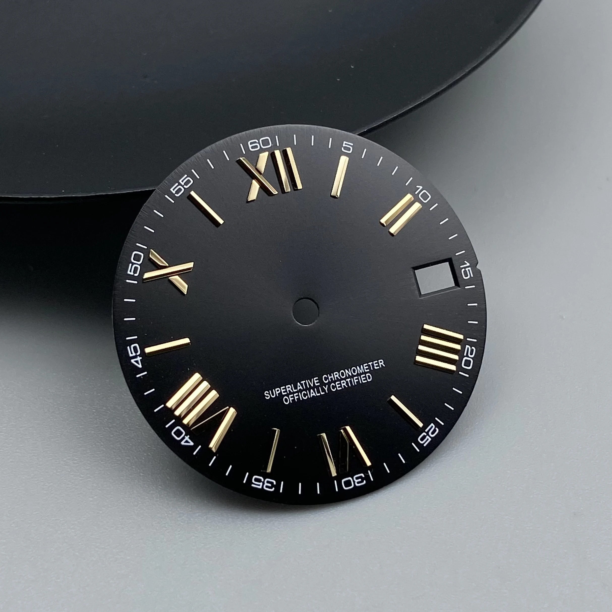 Green Luminous Date Dial for Automatic Watch Movements