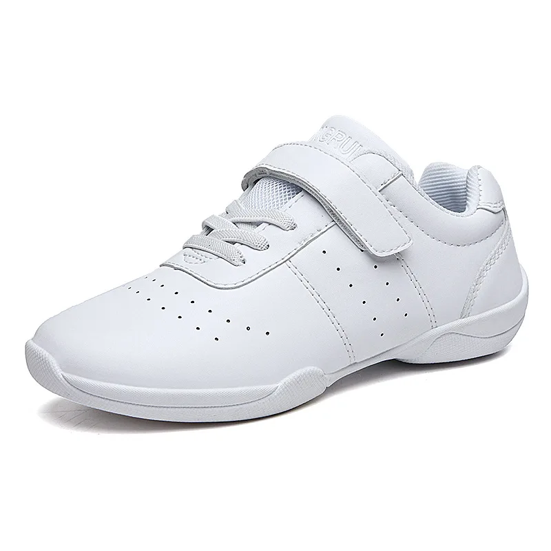 D05 Children's competitive aerobics shoes White cheerleading shoes Training and competition Dance