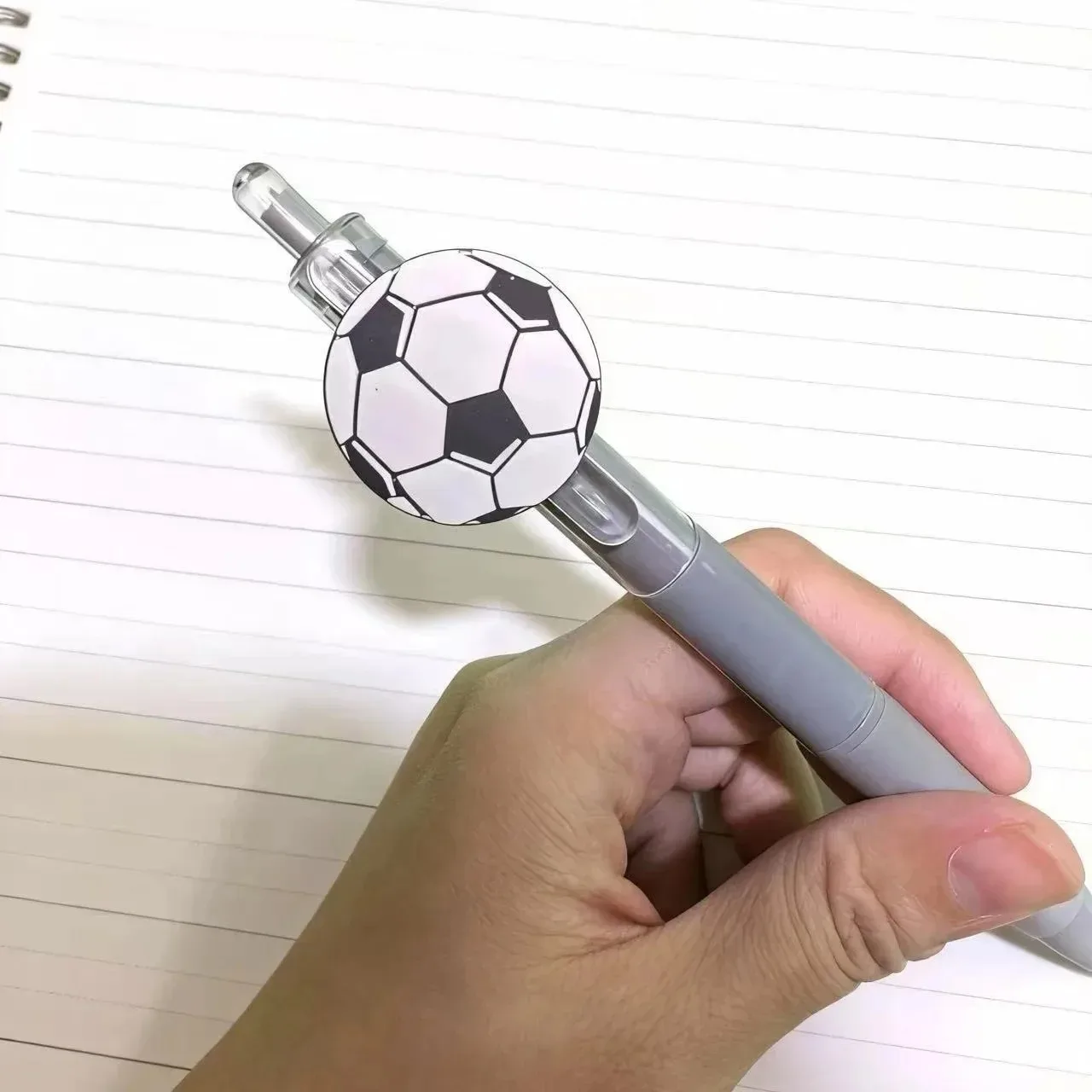 5 개/가방 파티 선물 귀여운 축구 볼펜 다용도 축구 모양 잉크 펜 내구성 크리 에이 티브 쓰기 펜 학생