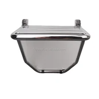 YUSUN Stainless Steel Folding Wall Mounted Shower Seat 2