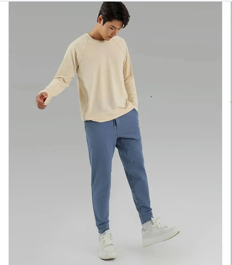 

Lulu Фирменная мужская городская футболка для бега с поддержкой талии