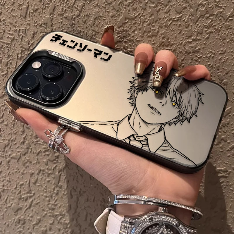 Chainsaw Man Reze & Denji Couple Art Phone Case Cover