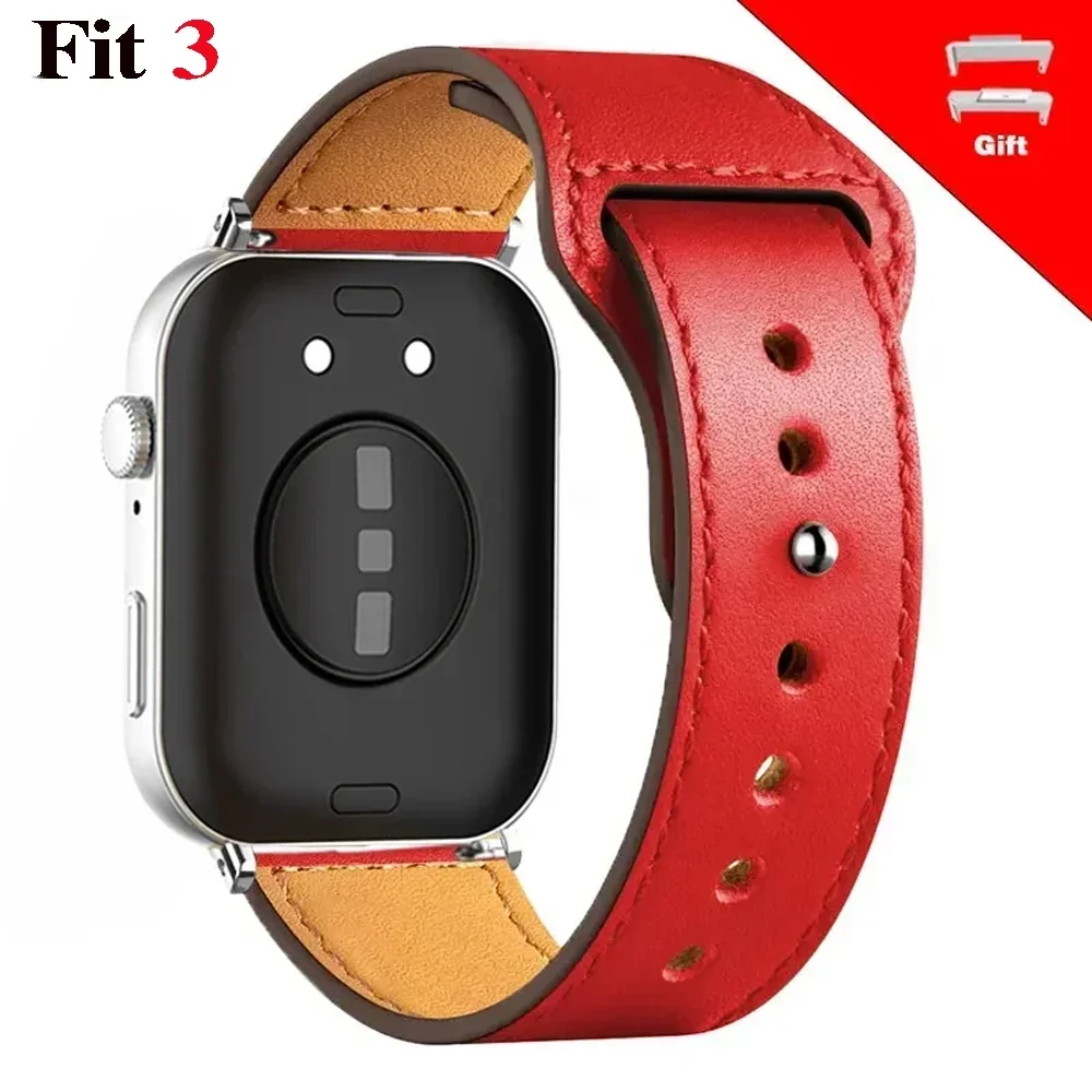 Elegant Leather Bracelet Strap Replacement for Smartwatches - 2024 Edition Accessories