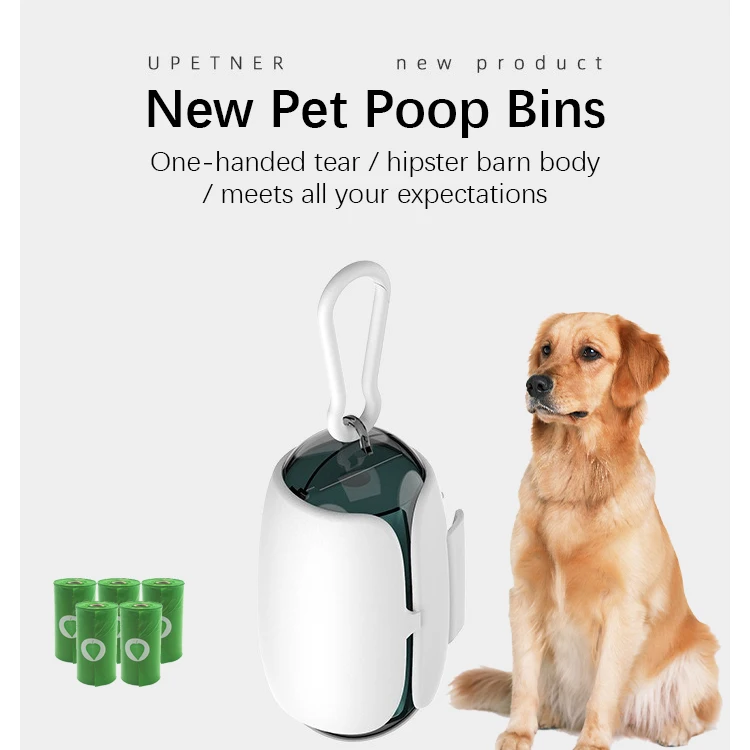 Eco-Friendly Biodegradable Pet Waste Bags with Secure Hook Loop Dispenser