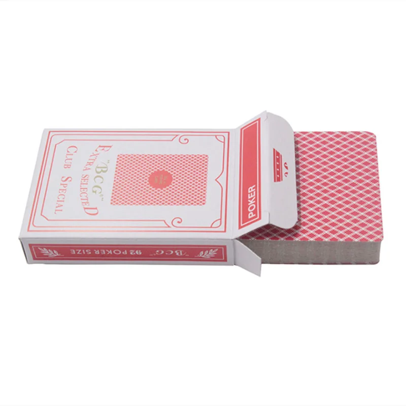 Casino Poker Magic Playing Card 52 + 2 Joker Deck Plastic Coated Playing Cards Waterproof Game Poker Cards 63*88mm playing cards plastic playing cards