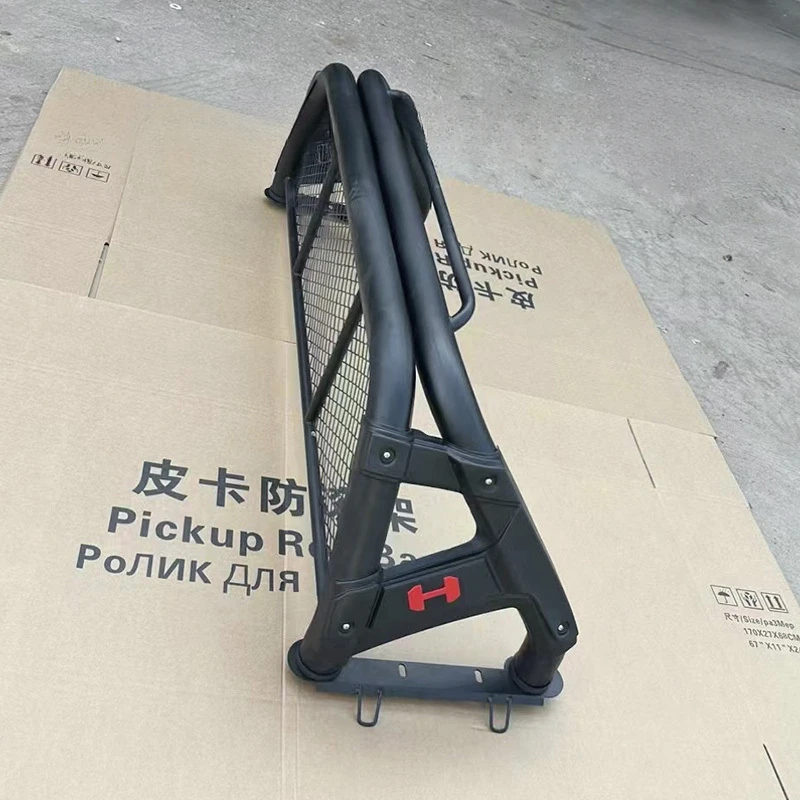 4륜 구동 픽업 블랙 스포츠 보호망 장착 레인저 D맥스 NP300 스틸 롤바 유니버셜 4X4 트럭