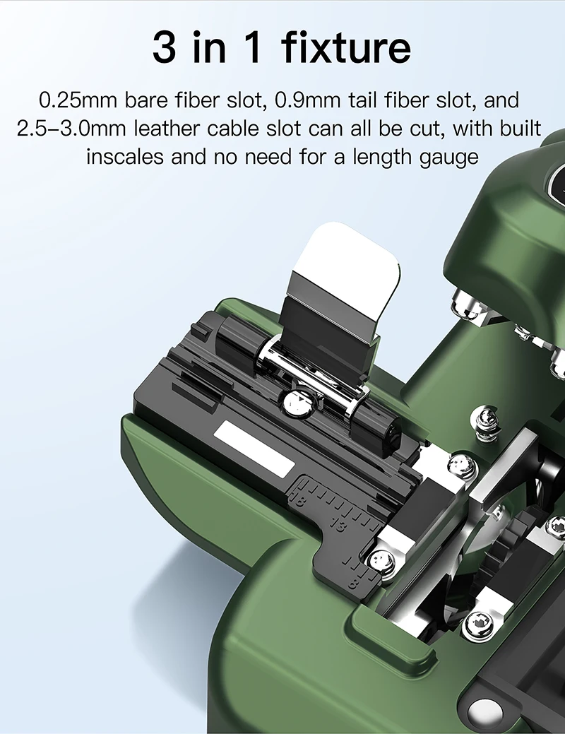 VD-1 One-step Fully Automatic High Precision Fiber Optic Cleaver FTTH Tool Optic