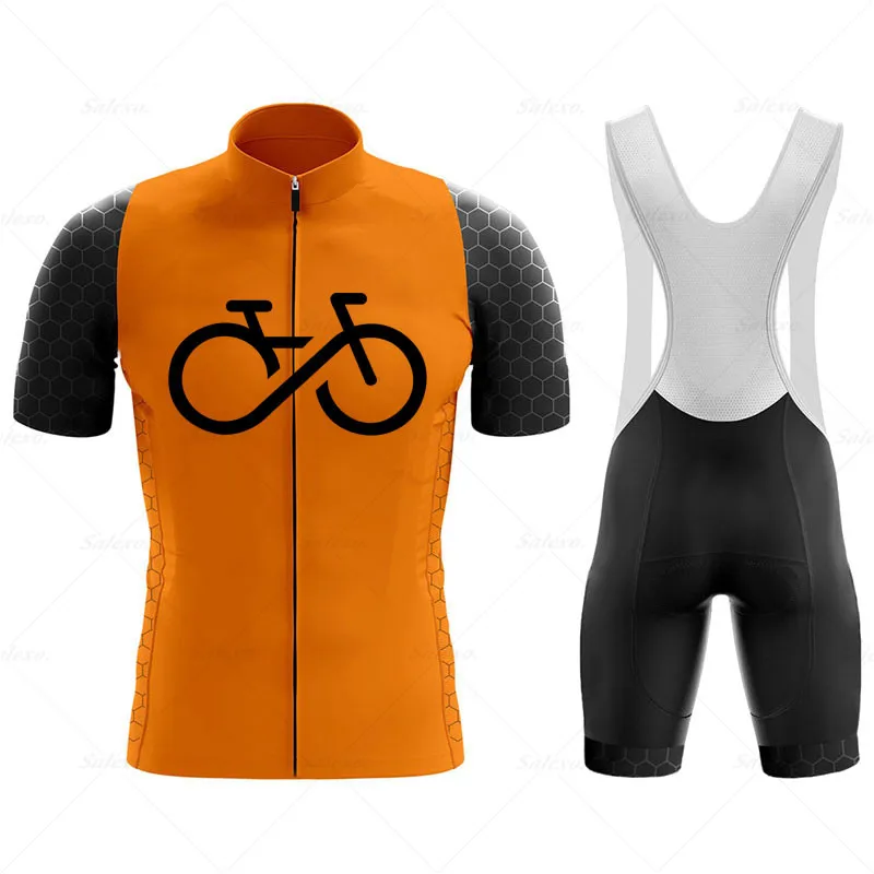 Cycling Suit Jersey Set Men Bicycle Short Sleeve Maillot Ciclismo Summer Breathable