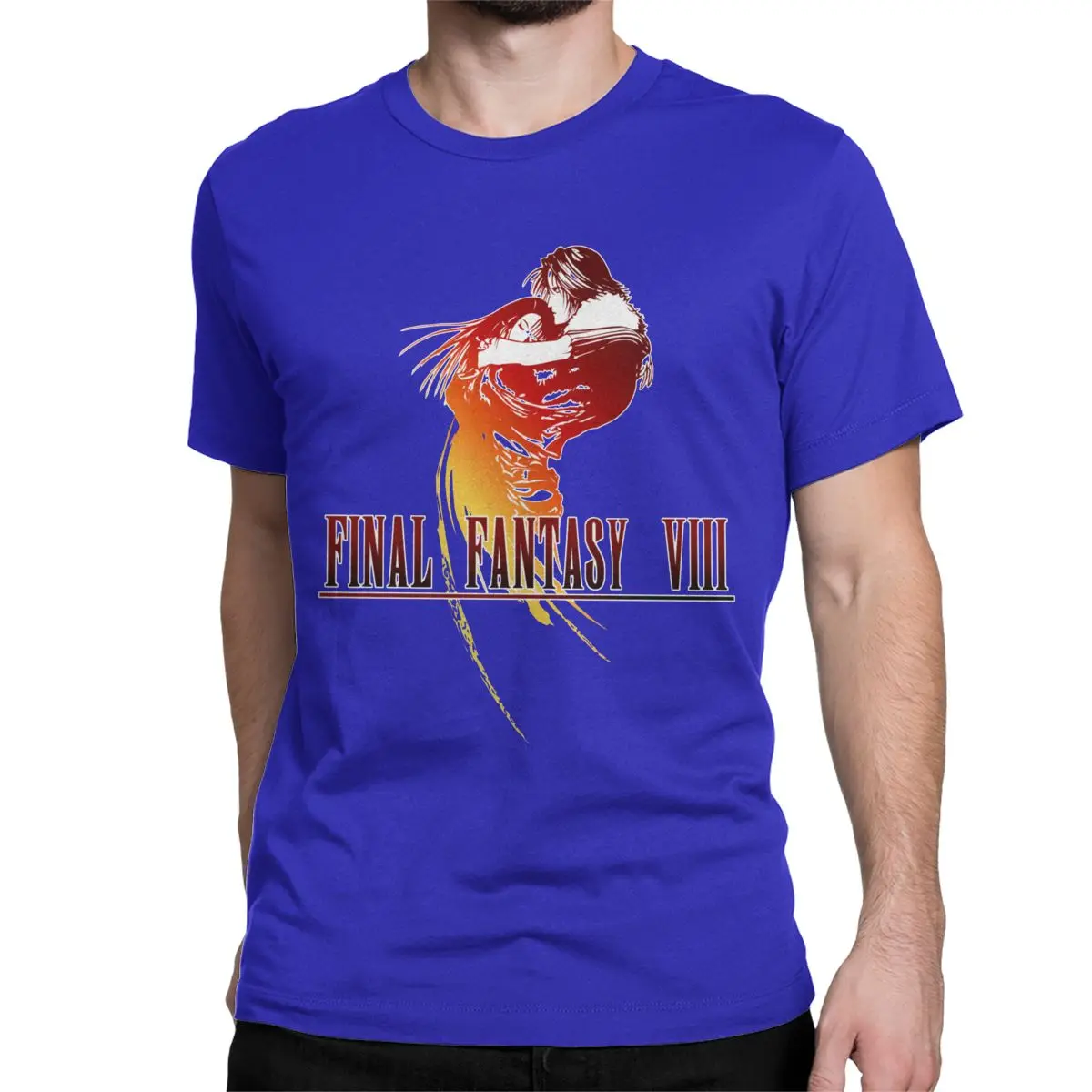 thumbnail image 1 of Camiseta de algodón de Final Fantasy VIII para hombre y mujer, divertida camiseta de manga corta con cuello redondo, talla 6XL, 1 of 7