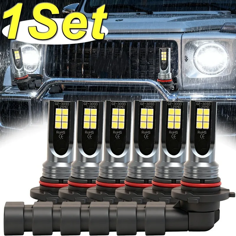 2PCS H11/H8 6500K-7500K LED 헤드라이트 전구 자동차 및 오토바이..