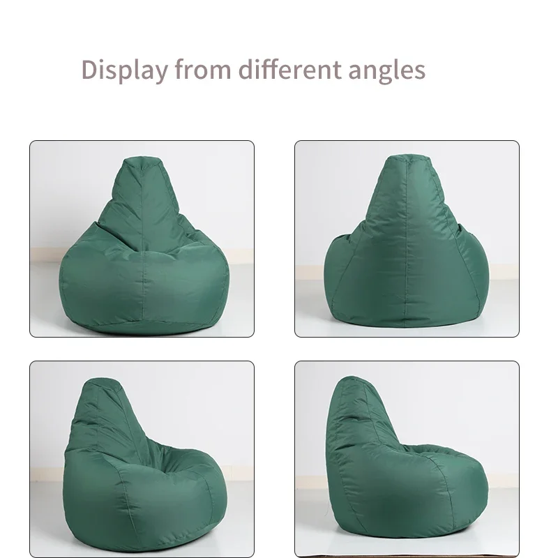 Beanbag sofa EU standard fabric cover outdoor bean bag chair cover small apartment living room sofa beanbags