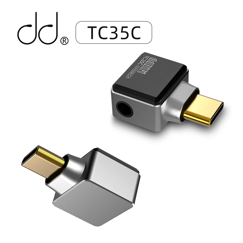 

DD ddHiFi TC35C USB-C to 3.5mm Headphone Adapter & Lossless Music Decoder, ALC5686 DAC Chip, Up to 32bit / 384kHz PCM Decoding