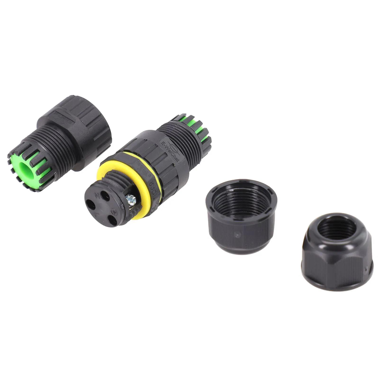 

Electrical Cable Connector M16 3Pin Waterproof Junction Box Fire Retardant Suitable for Stage Lighting LED Display