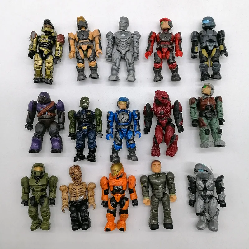 Halo Action Figure Joints Movable Doll Blocks Toy Collection Children Gifts 1pcs Action