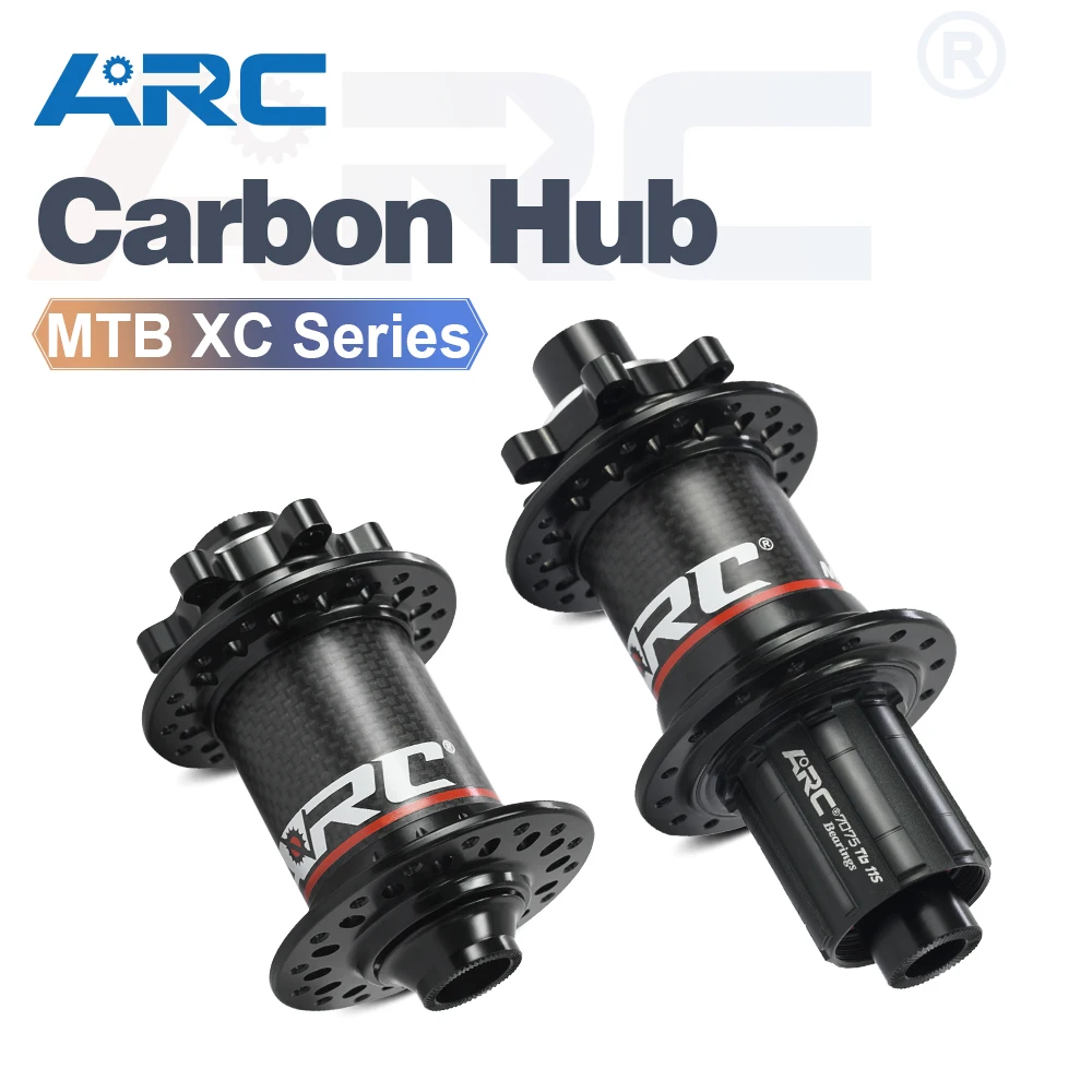 Arc Carbon Faser Fahrrads ch eiben nabe, 135 Löcher, 6 abgedichtete Lager nabe, vorne 9x142, 15x hinten 10x, 12x, MTB HG 8-12V – Detail 4