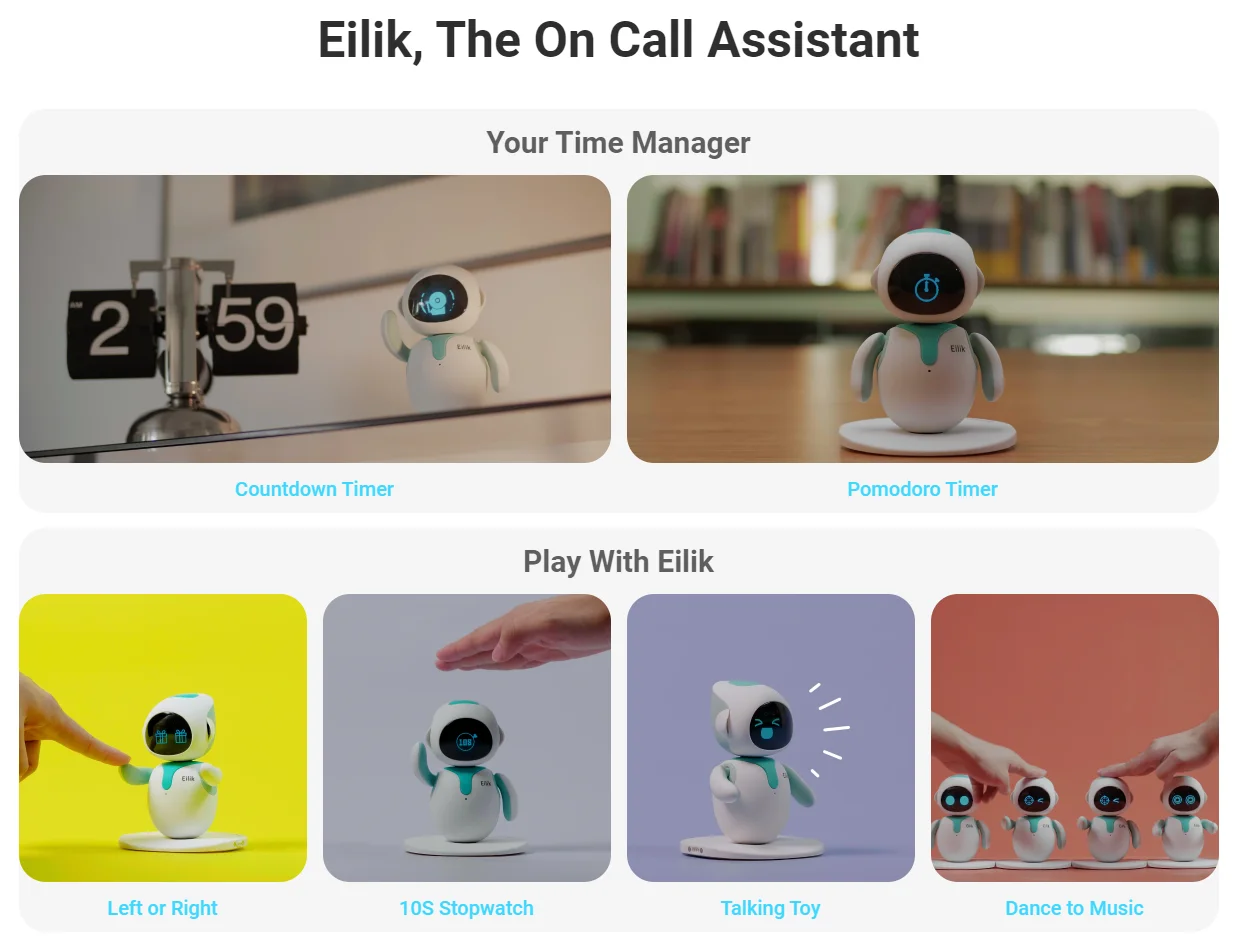 Meet Eilik, a feisty little AI robot that lives on your desk like a tiny  Tamagotchi with a personality - Yanko Design, elik robot 