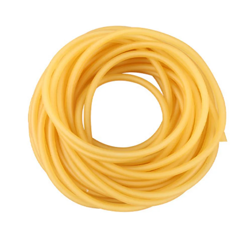 Natural Latex Rubber Tube Stretch Elastic Strapping Slingshot Replacement Band Catapults Sling fishing rope fishing line fishing rubber band Fishing Rope Line Tied Line