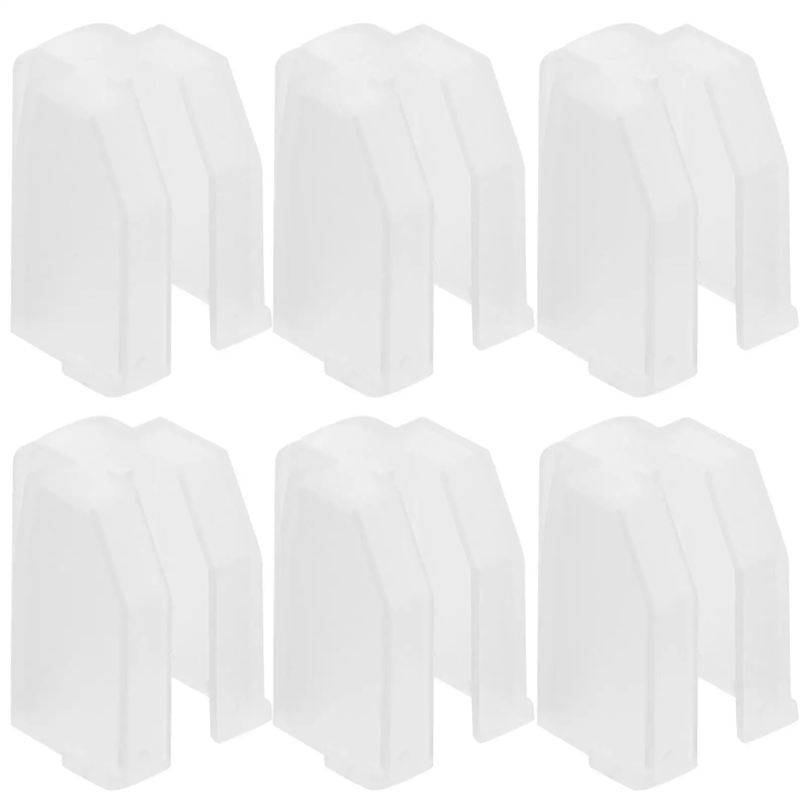 6 Pcs Stylus Dust Cover Record Player Needle Protector Durable Plastic Anti Static Design Suitable For Turntable Models Dj