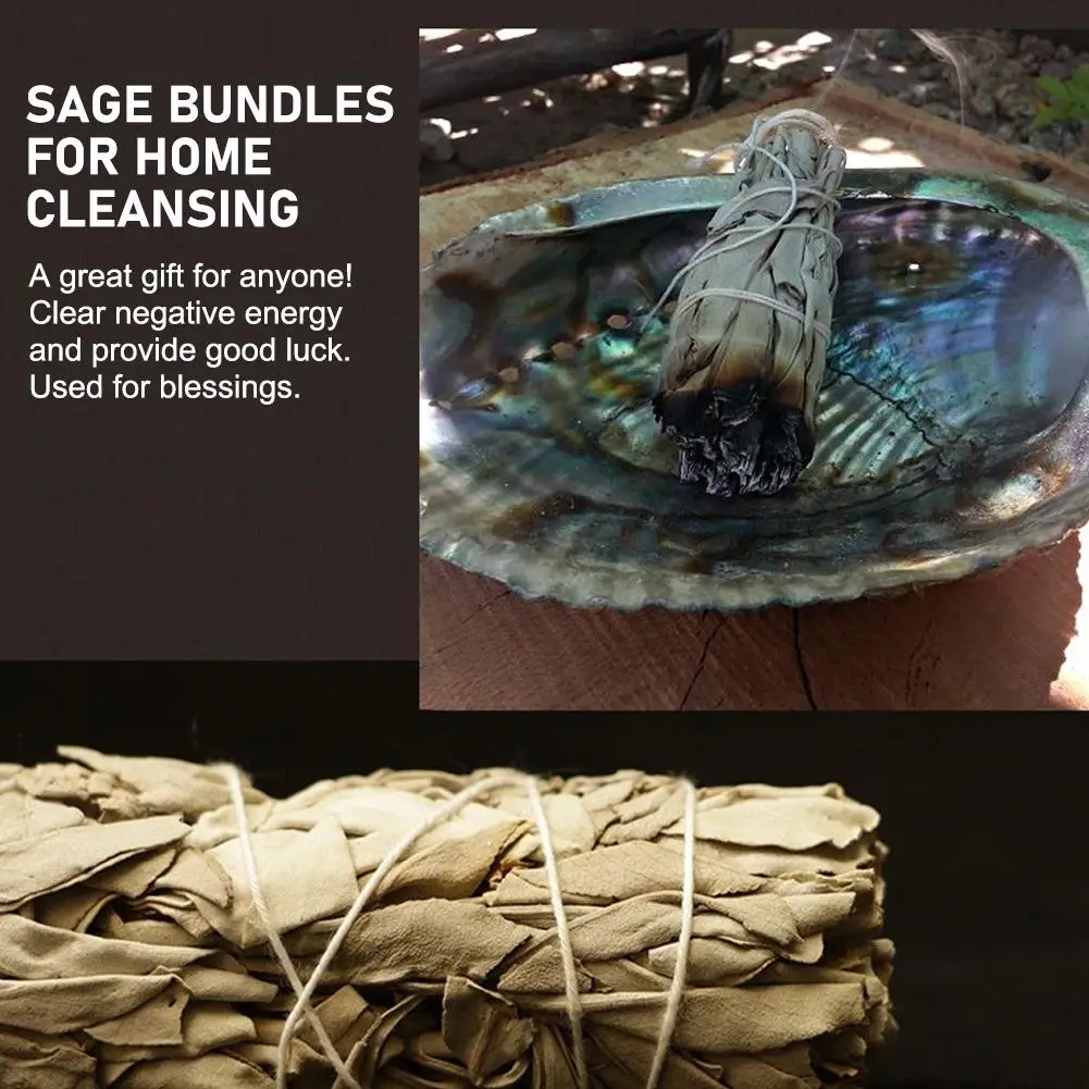 Sage Pure Leaf Holy Wood Smoked Yoga Meditation Niche Negative Indoor And Bundles Clearing Home Cleansing Fragrance Energy P1L9