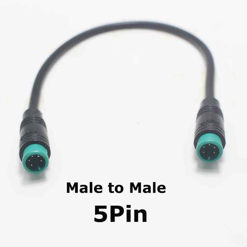 20CM M6 2 3 4 5 6 Pin Bicycle Butt Connector Wiring Line