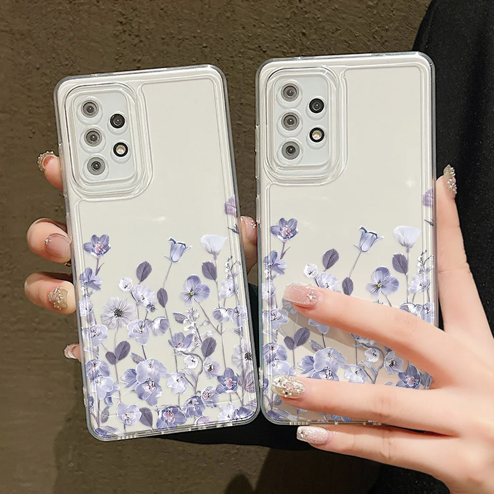 Floral Cat Design Phone Case
