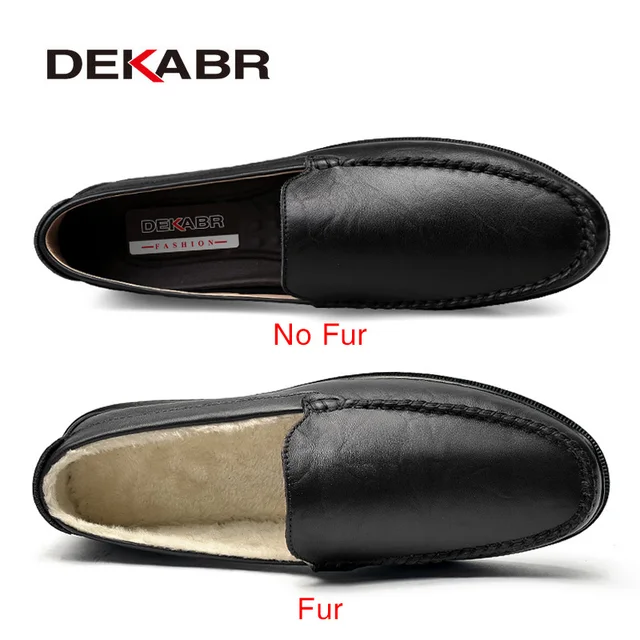 DEKABR Italian Mens Shoes Casual Luxury Brand Summer Men Loafers Split Leather Moccasins Comfy Breathable Slip On Boat Shoes 2