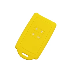 Silicone Protective Key Cover - Premium Car Key Accessory Shell (Yellow)