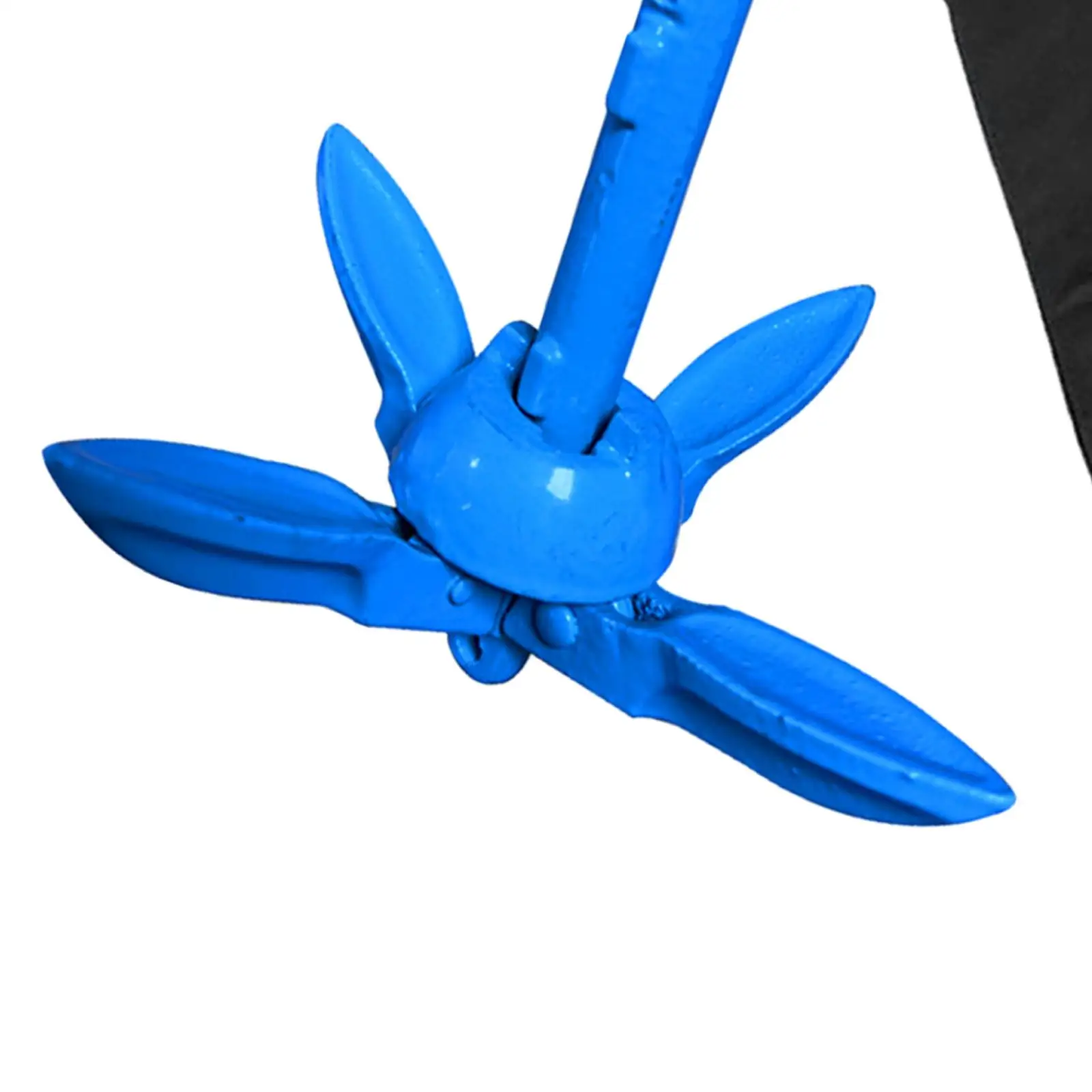 Complete Grapnel Anchor Kit 3.3lb Small Watercraft Anchor Buoy Kit Kayaks Blue 4 Claw Folding Anchor Fishing Marine Small Boats