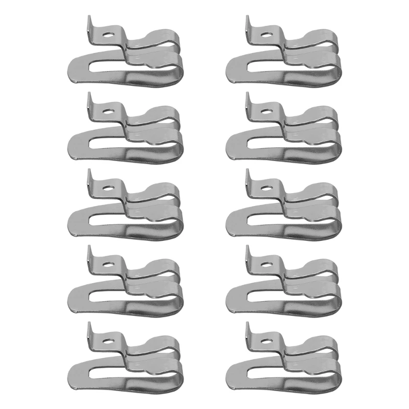 

K1KA Pack of 10 Waist Buckle Belt Clip Hooks for DEWALT 18V 20V Impact Driver Wrenches Tools Belt Hook Clips Accessories