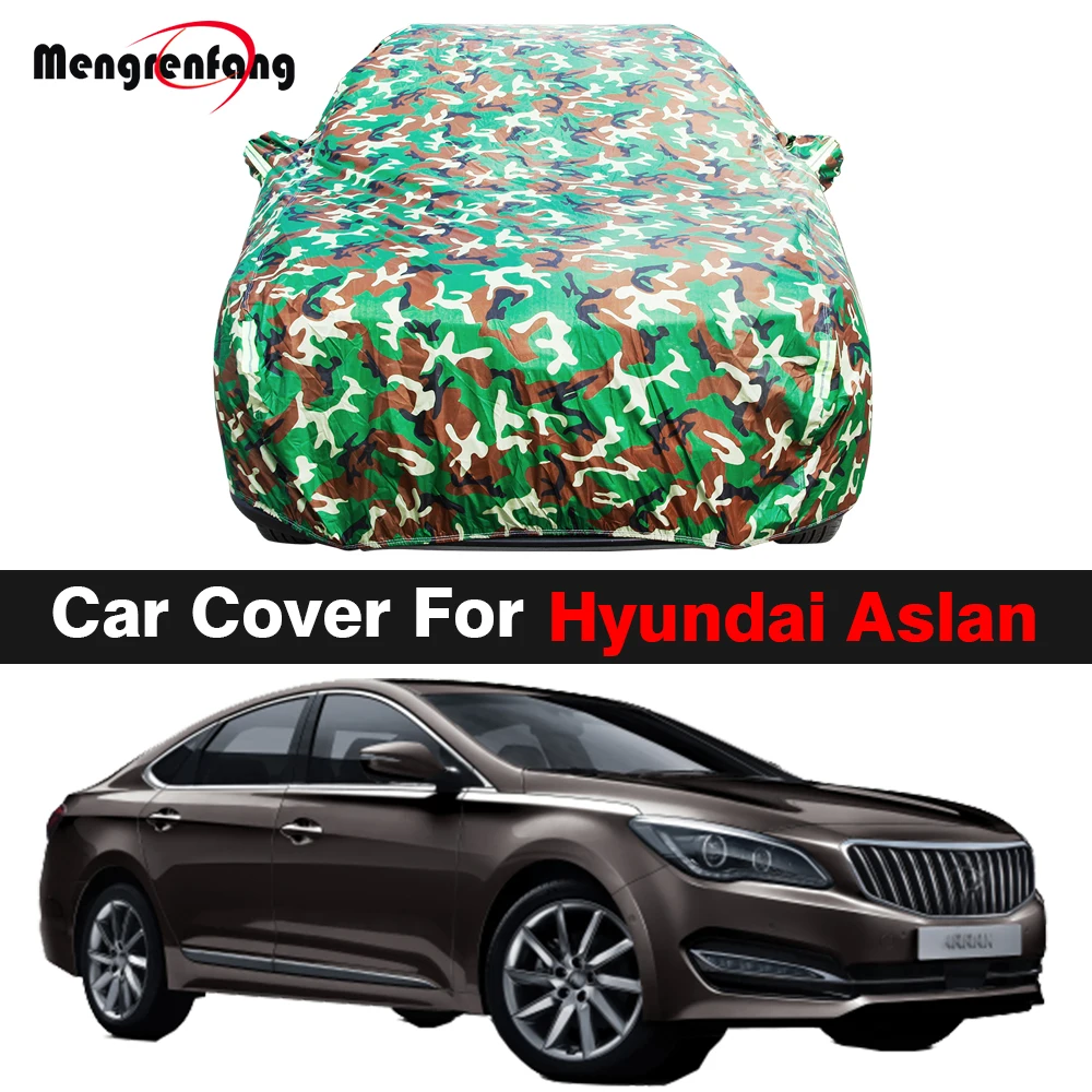 Full Camouflage Car Cover For Hyundai Aslan 2014-2022 Auto Outdoor