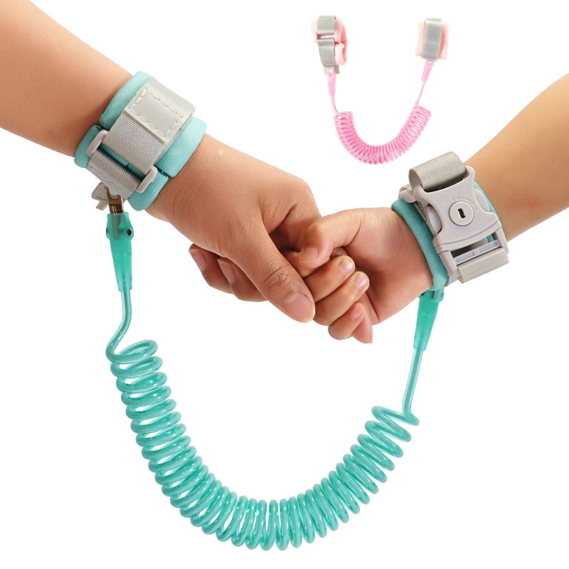 Child Safety Harness Leash Anti Lost Adjustable Wrist Link Traction Rope Wristband Belt for Toddler Butterfly baby harness baby loss prevention bracelet