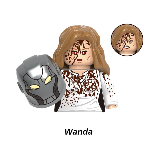 Disney Doctor Strange Scarlet Witch Moon Knight Wong Building Block Dormammu Hulk Ultron Carter Professor X Brick America Chaves O-X1917