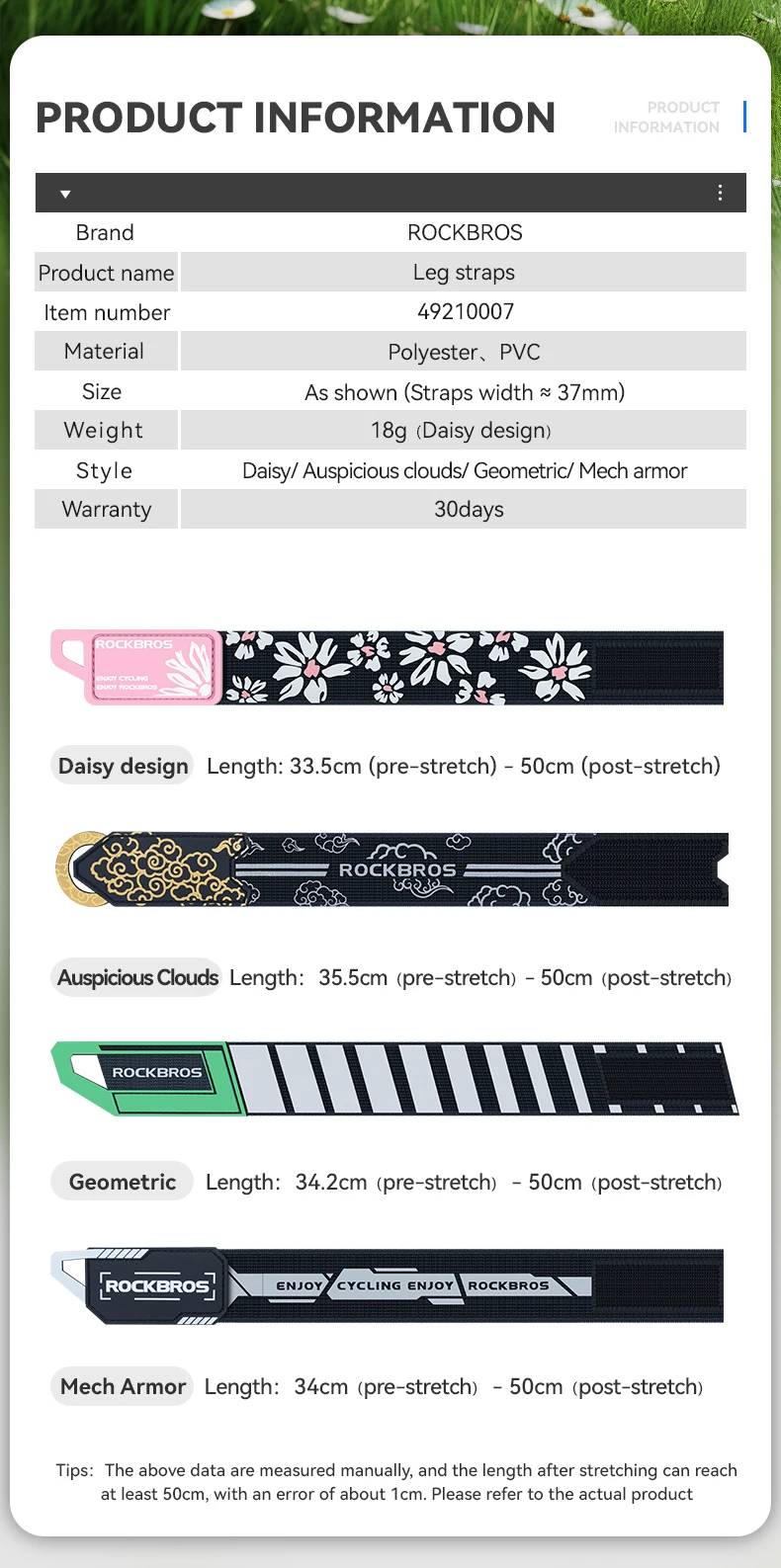 Cycling Bicycle Pants Clip Reflective Belt Sports Safety Running Bike Safety Pan