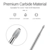 High Quality Electric Nail Filing Machine Safety Nail Drill Bit Milling Cutter Hard Alloy Drill Bit Dead Skin Remover 3/32“ 1