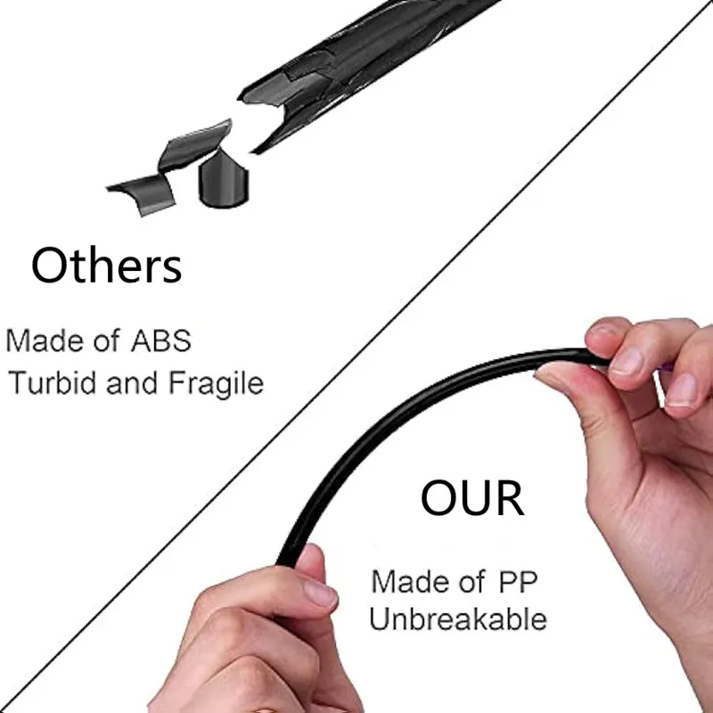 9 Inch Clear Plastic Drinking Straws - 18 Pack Reusable Straws With Cleaning Brushes