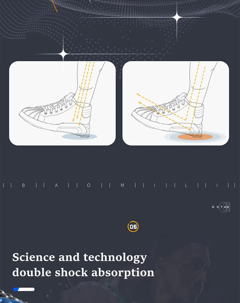 1 Paar atmungsaktive orthopädische Fersenlift-Einlegesohlen zur Erhöhung der Höhe für Füße, PU-Memory-Schaum-Schuhpolster für die Sport-Laufpflege – Detail 8