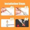 110V/220V Plastic Welder Tool Kit Professional Plastic Welding Gun Bumper Repair Portable Plastic Welder Soldering Iron Kit 5