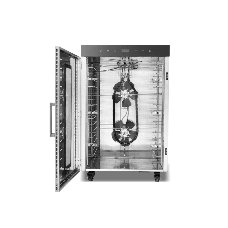 Commercial 16 Tray Food Dehydrator Drying Oven Steel Lab Fruit And Vegetable Dryer Dehydration Machine