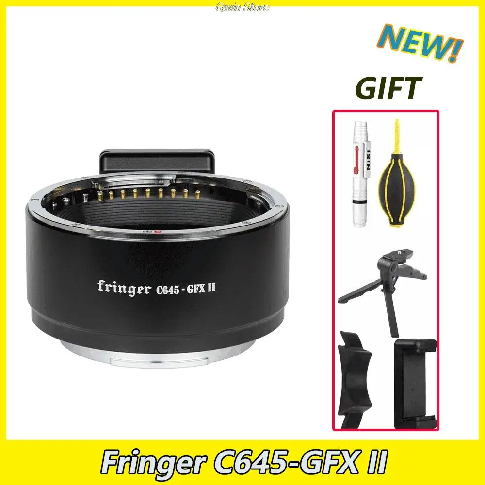 Fringer C645-Gfx Ii Adattatori Per Lenti Anello Per Lenti Contax 645 Per Fotocamere Fujifilm Gfx Messa A Fuoco Automatica Fuij Gfx100S 100 Gfx50S 50R 