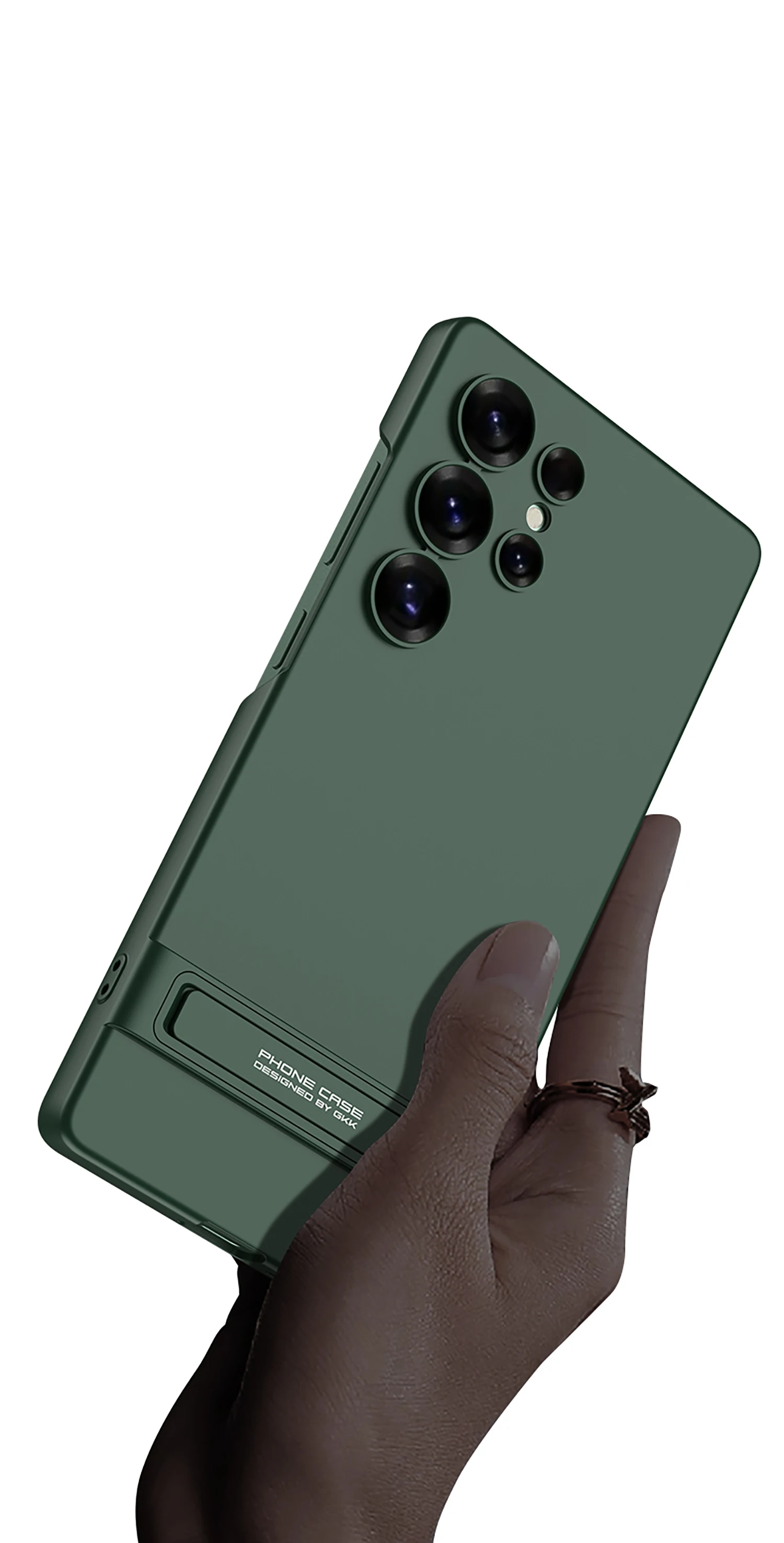 Ultra-thin Armor Plastic Stand Case For Samsung Galaxy S25 Ultra Camera Protecti