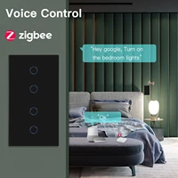 BSEED Zigbee Wall Touch Switches Double 1/2/3Gang 1Way Wireless Smart Switch Wifi Sensor Switch Tuya Google Alexa No Neutral - Image 5