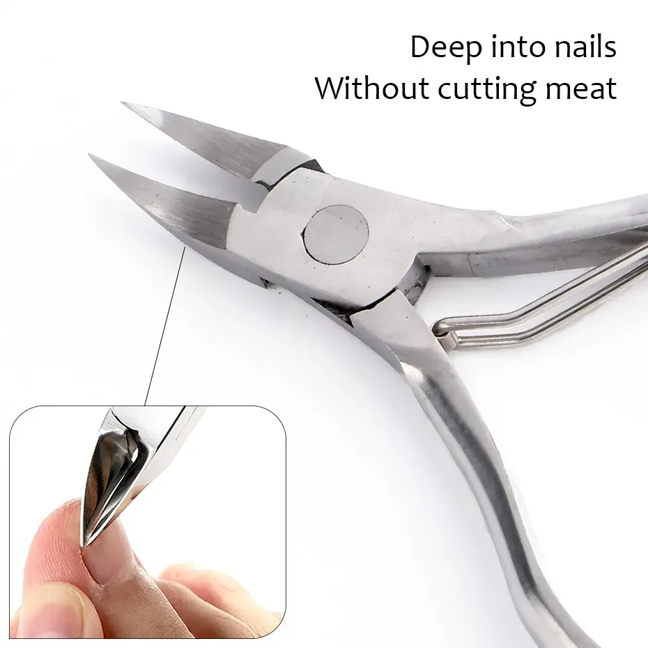 Remover Stainless Steel Pedicure Cuticle Clipper Nail ScissorsManicure Nippers Dead Skin Tool Trimmers Eagle Beak Plier