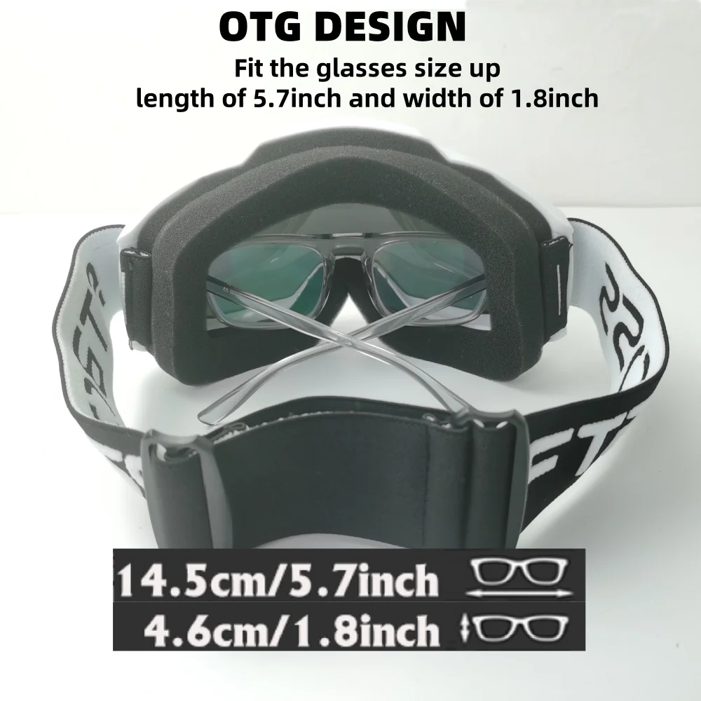 Ski Glasses Winter Motorcycles Cycling Riding Glasses FTBOSS Off-Road Goggles BMX MTB ATV Downhill Cycling Protection Glasses 5