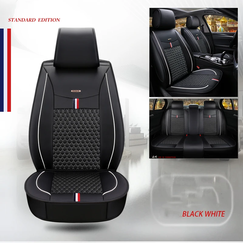 CRLCRT all-season universal leather seat cover for Cadillac all models SRX  CTS Escalade ATS ATSL XTS CT6 SLS XT5 CT6 auto access AliExpress